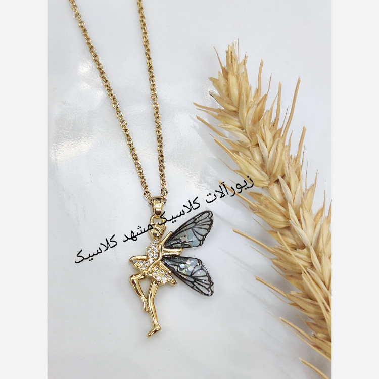 گردنبند پروانه یه طرفه