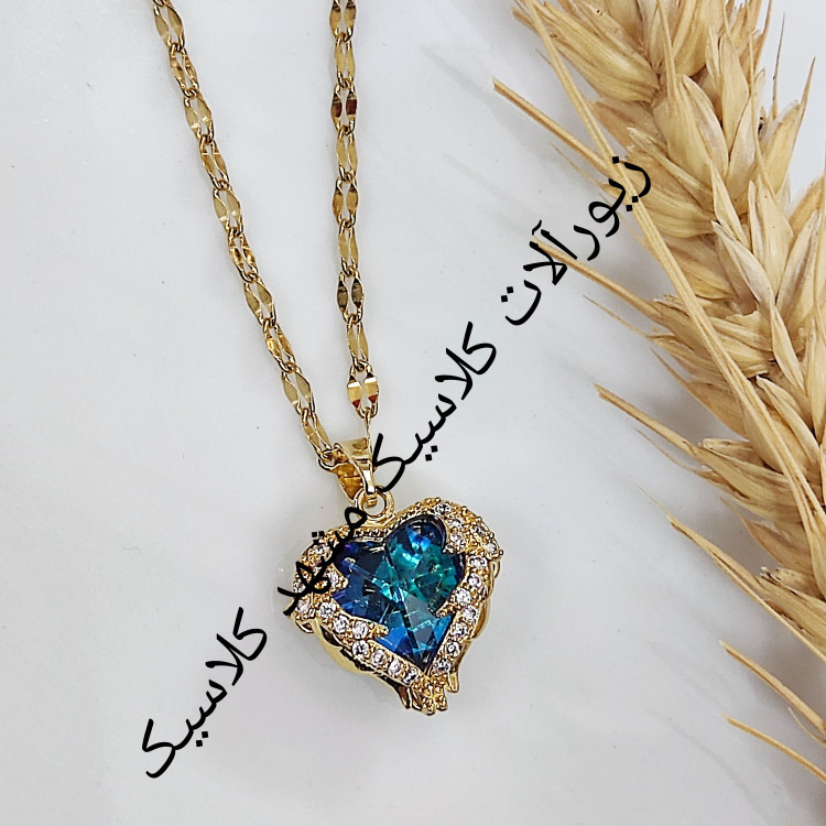 گردنبند قلب استیل سوارسکی خاص