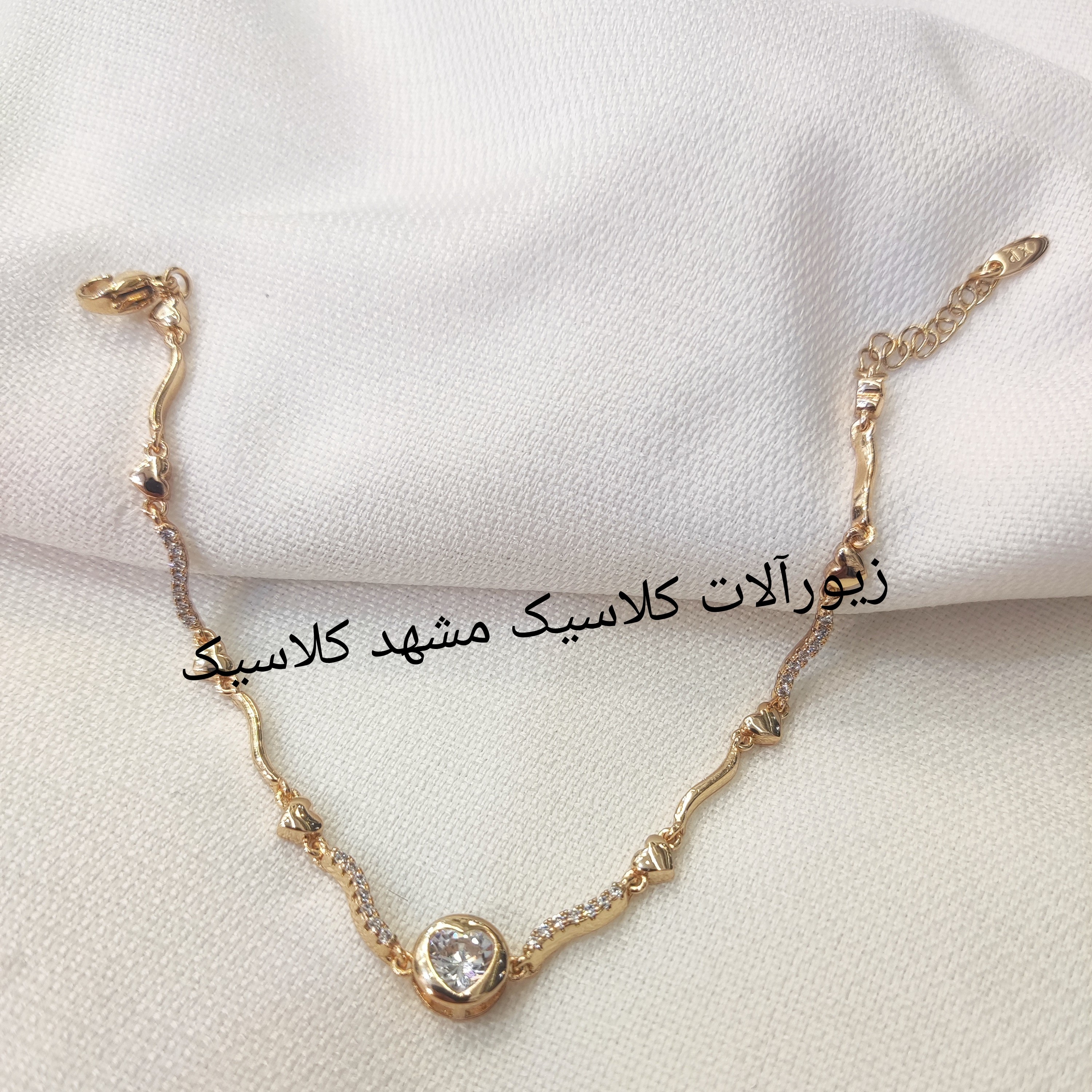 دستبند ظریف ژوپینگ اصلی اصل طلایی