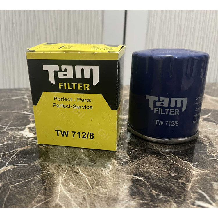 فیلتر روغن خودرو تام مدل TW 712/8 مناسب برای سمند/ پژو پارس به همراه فیلتر هوا و کابین و فیلتر بنزین