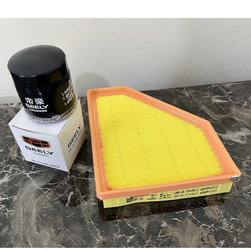 فیلتر روغن جیلی مدل 847 مناسب برای جیلی GC6 به همراه فیلتر هوا و کابین