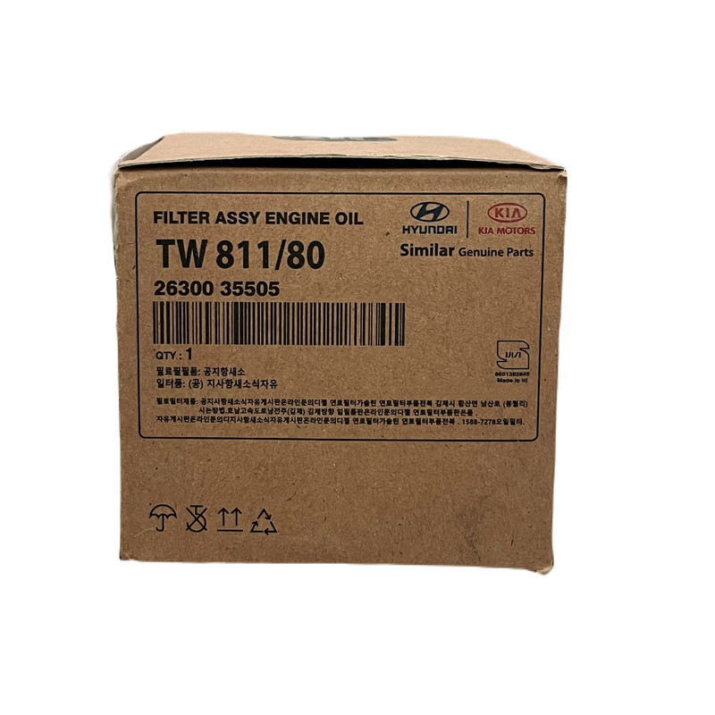 فیلتر روغن خودرو تام مدل TW 811/80 مناسب برای هیوندای توسان