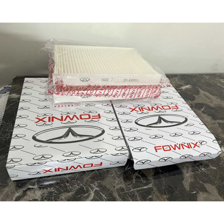 فیلتر کابین خودرو مدل T21 مناسب برای تیگو 5و7و8/فونیکسFX/ایکس 55 بسته دو عددی