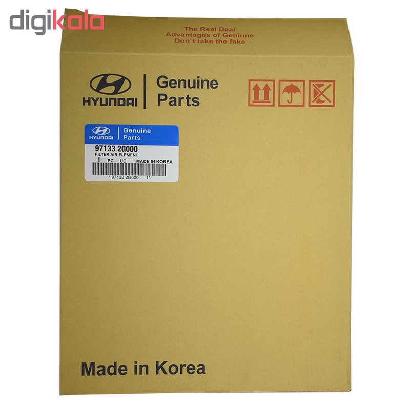 فیلتر روغن خودرو هیوندای جنیون پارتز مدل 263203C100 مناسب برای آزرا به همراه فیلتر کابین و فیلتر هوا