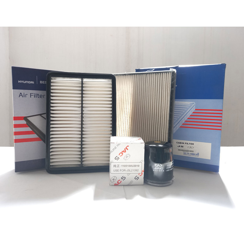 فیلتر روغن خودرو مدل 1800cc مناسب برای جکJ5 به همراه فیلتر هوا و کابین