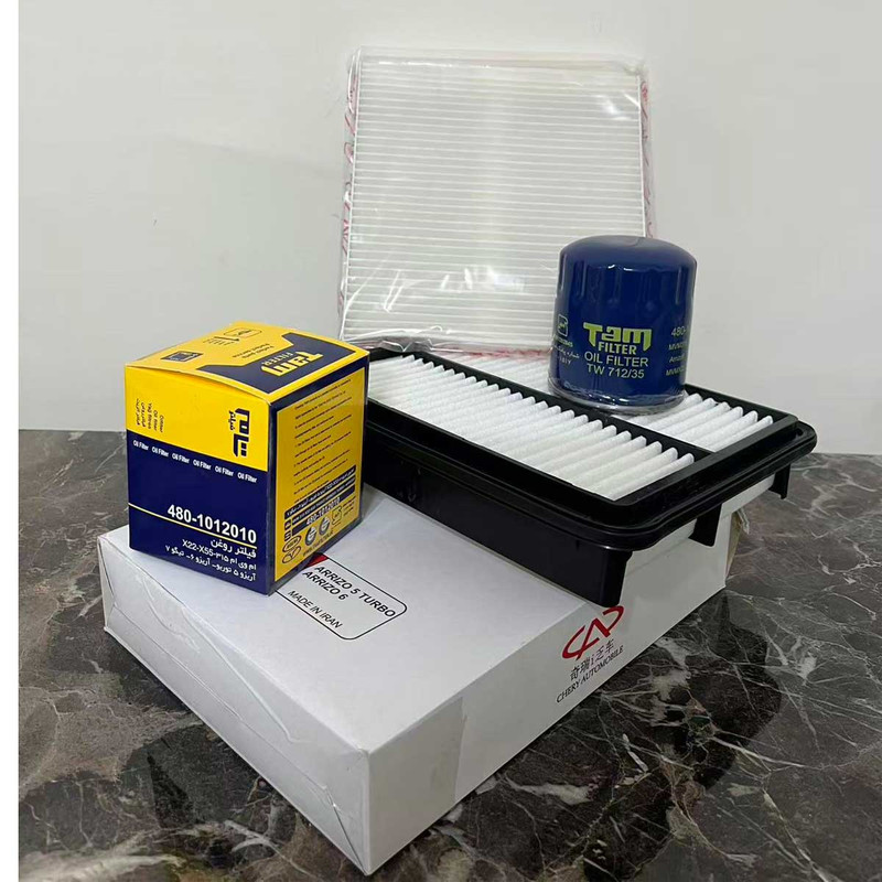 فیلتر روغن تام مدل TW712/35 مناسب برای اریزو 5/6 به همراه فیلتر هوا و کابین