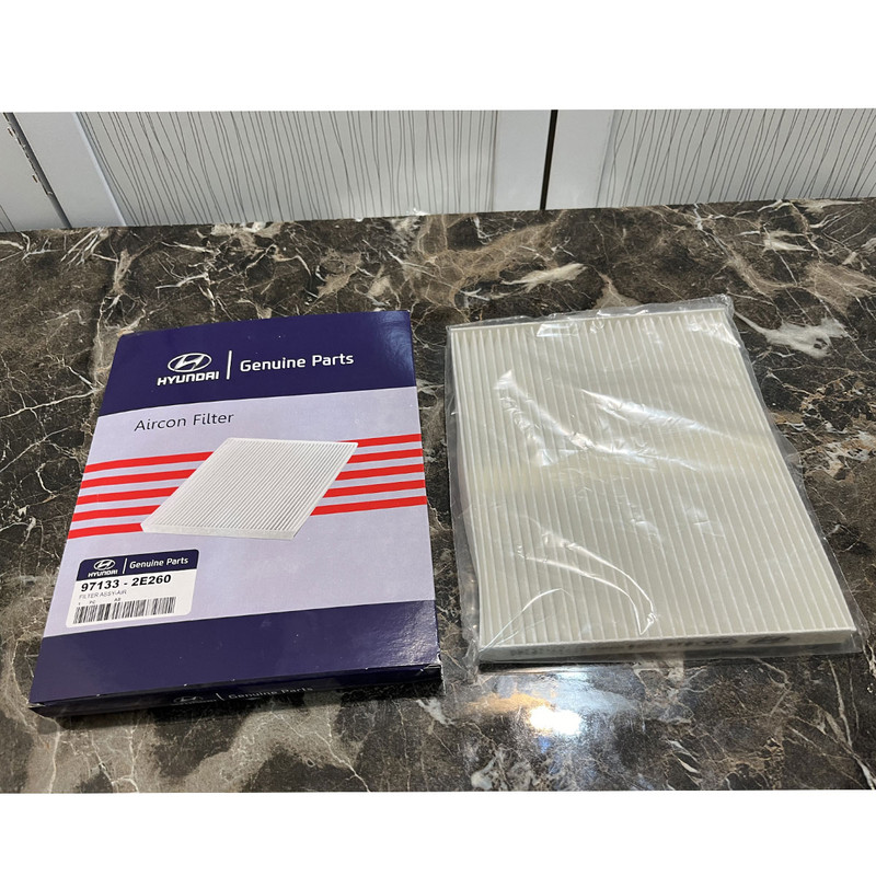 فیلتر کابین هیوندای جنیون پارتز مدل 2E260 مناسب برای اسپورتیج توسان بسته چهار عددی