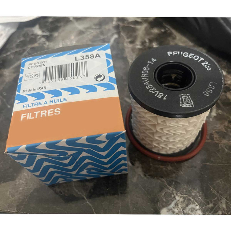 فیلتر روغن خودرو مدل L358A مناسب برای پژو 206 بسته 20 عددی