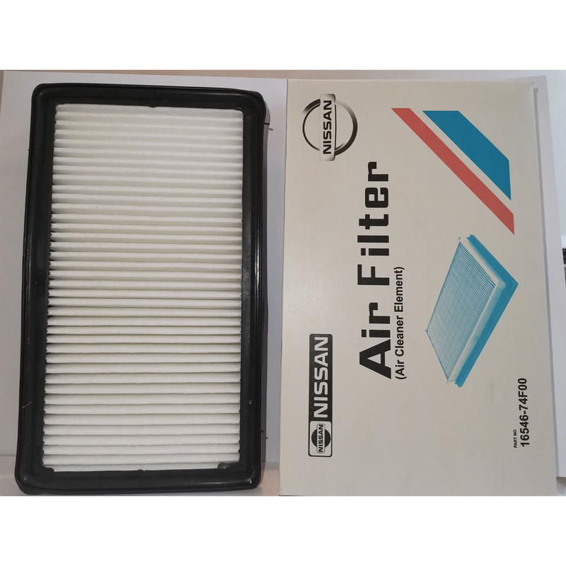 فیلتر روغن خودرو نیسان جنیون پارتس مدل 15208- 65F0A مناسب برای نیسان ماکسیما به همراه فیلتر هوا و فیلتر کابین