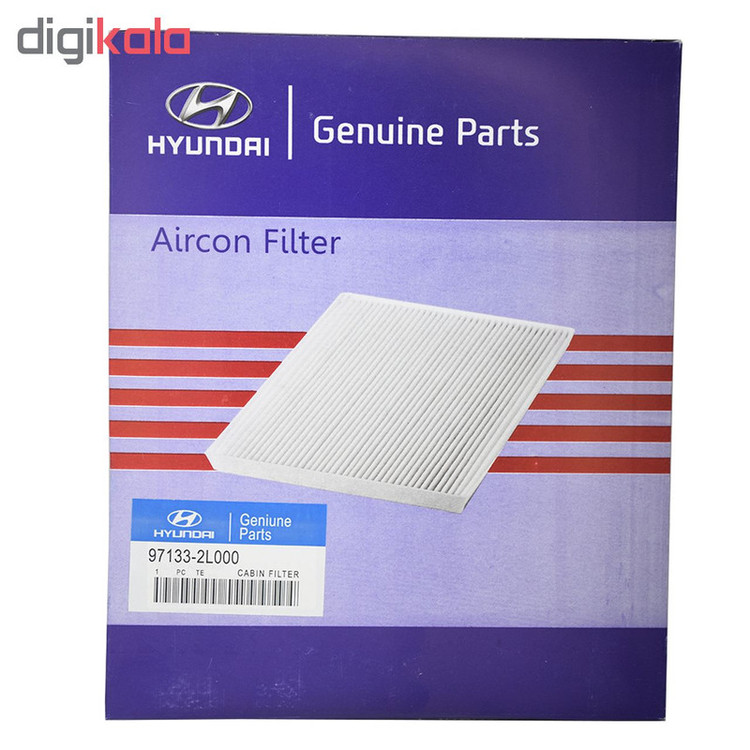 فیلتر روغن خودرو هیوندای جنیون پارتز مدل 2630035504 مناسب برای i30 به همراه فیلتر کابین و فیلتر هوا