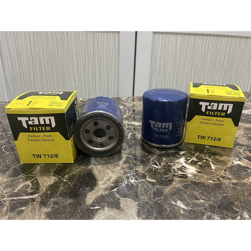 فیلتر روغن خودرو تام مدل TW 712/8 مناسب برای پژو 405 بسته دو عددی