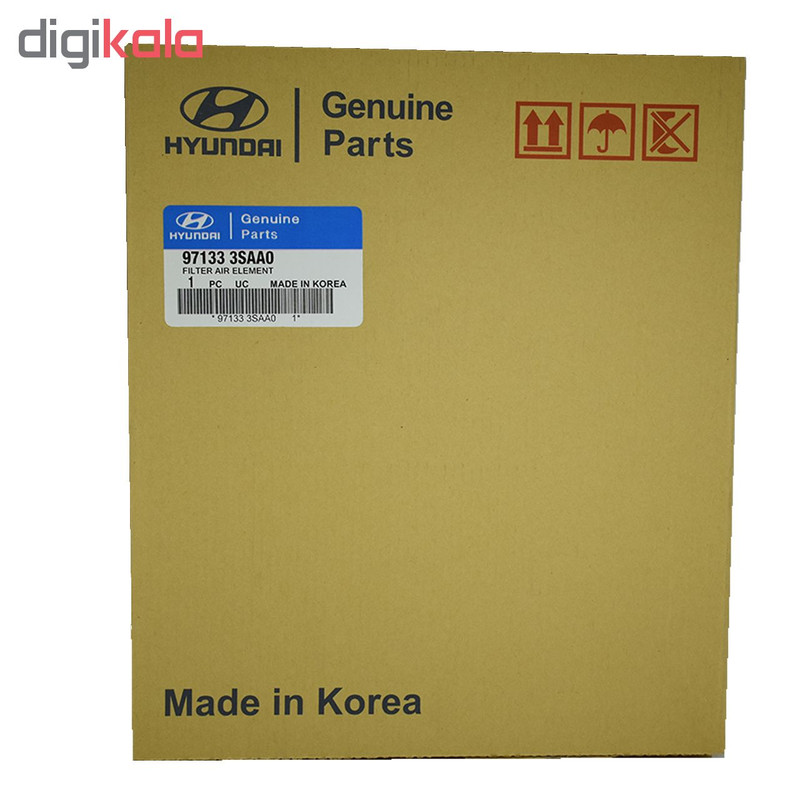 فیلتر روغن خودرو هیوندای جنیون پارتز مدل 263203CAA0 مناسب برای آزرا به همراه فیلتر کابین و فیلتر هوا