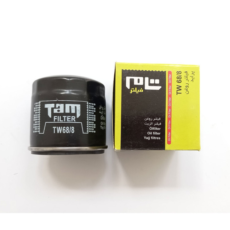 فیلتر روغن خودرو تام مدل TW 68/8 مناسب برای ساینا به همراه فیلتر بنزین تام