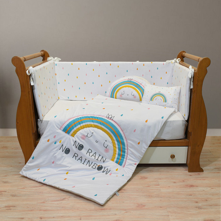 سرویس خواب 7 تکه کودک مامزکیوتی مدل RAIN BOW-SK80