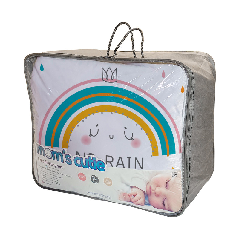 سرویس خواب 7 تکه کودک مامزکیوتی مدل RAIN BOW-SK80