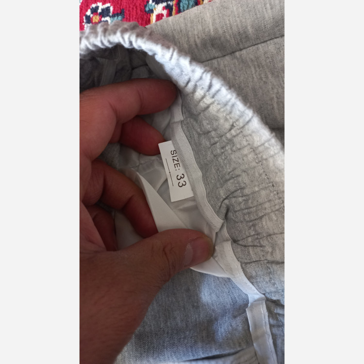 شلوار اسپورت ورزشی خاکستری سایز32 و 33خارجی