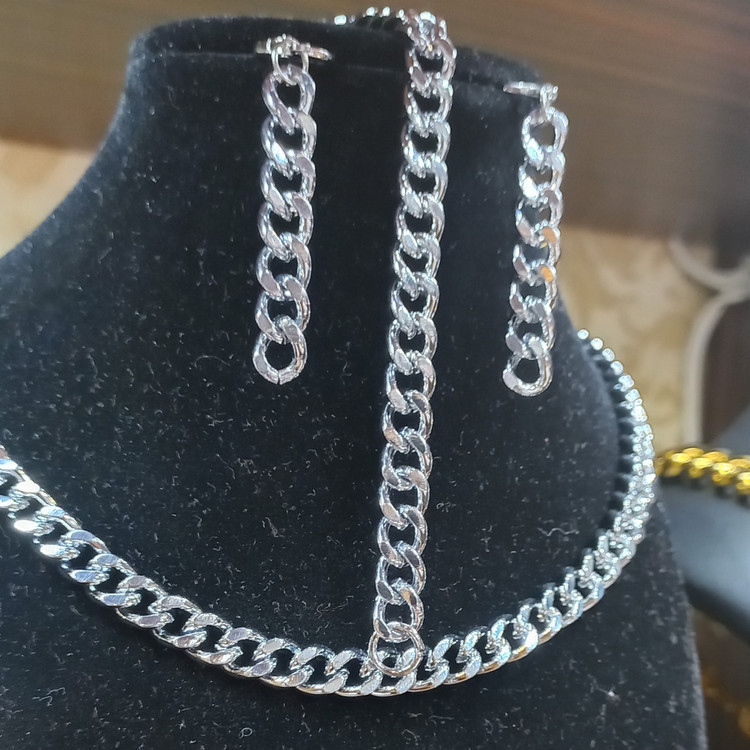 نیم ست کارتیر نقره ای رنگ ثابت شیک و بادوام