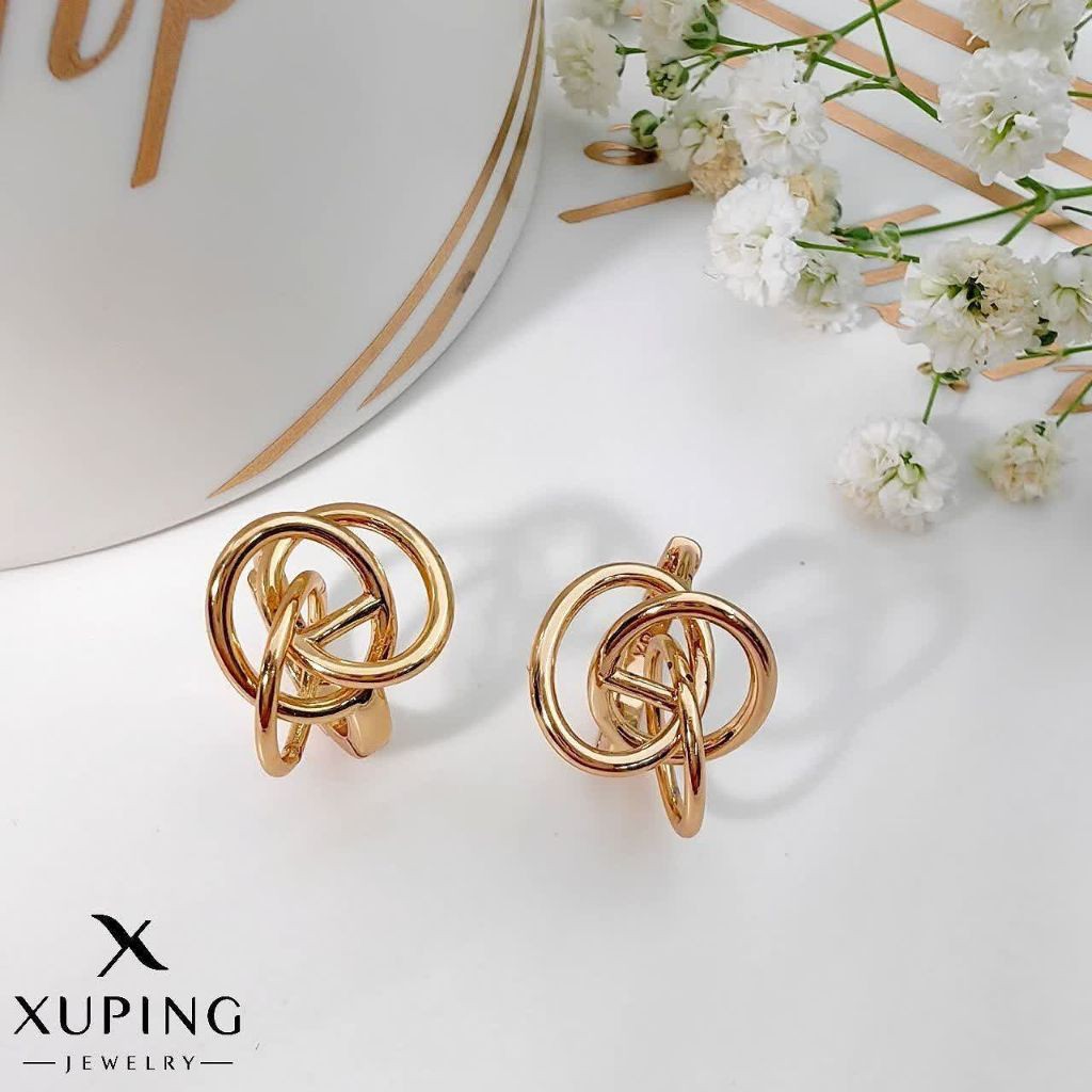 گوشواره ژوپینگ آبکاری طلا 18 کد2318