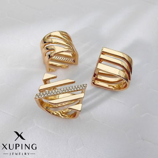 انگشتر زنانه آبکاری طلا ژوپینگ 1083