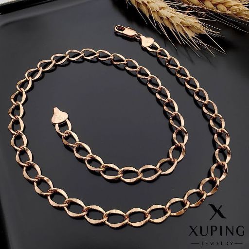 گردنبند طرح طلا رنگ ثابت ژوپینگ 1478