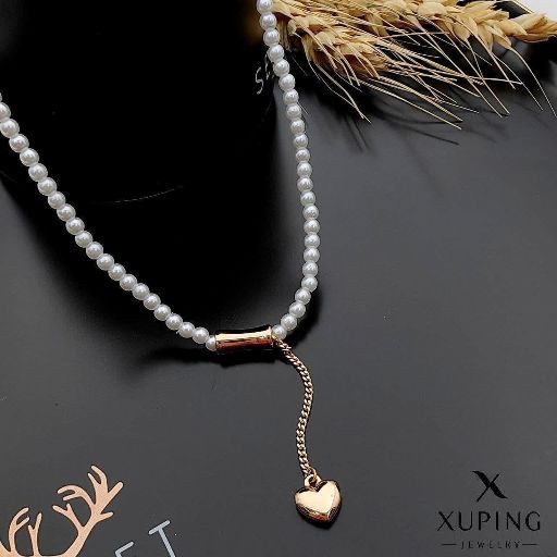 گردنبند مروارید قلبی ژوپینگ 1341