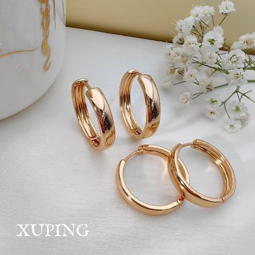 گوشواره آویز طرح طلا ژوپینگ کد 1166