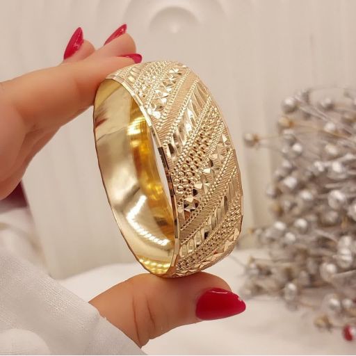 تکپوش زنانه رنگ ثابت 2 سانتی طلاروس اصل