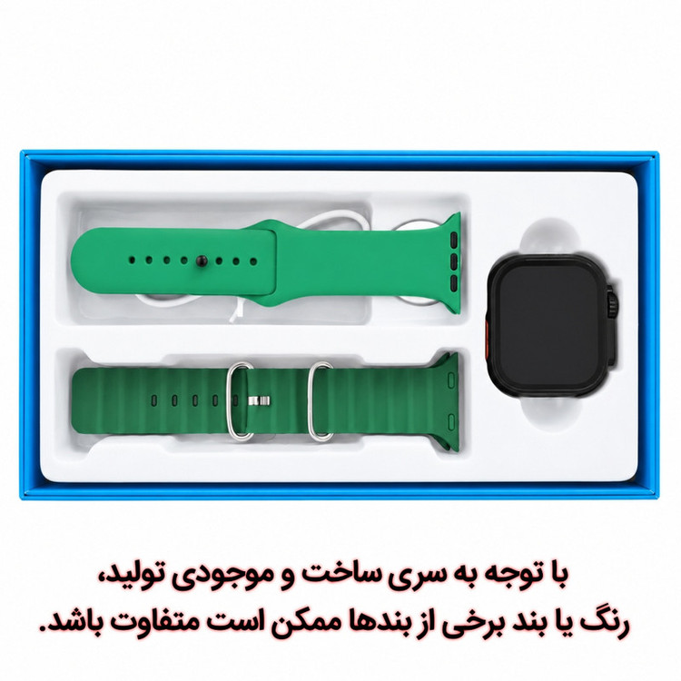 ساعت هوشمند 49 میلی متری زد تی مدل max20 با بند سیلیکونی