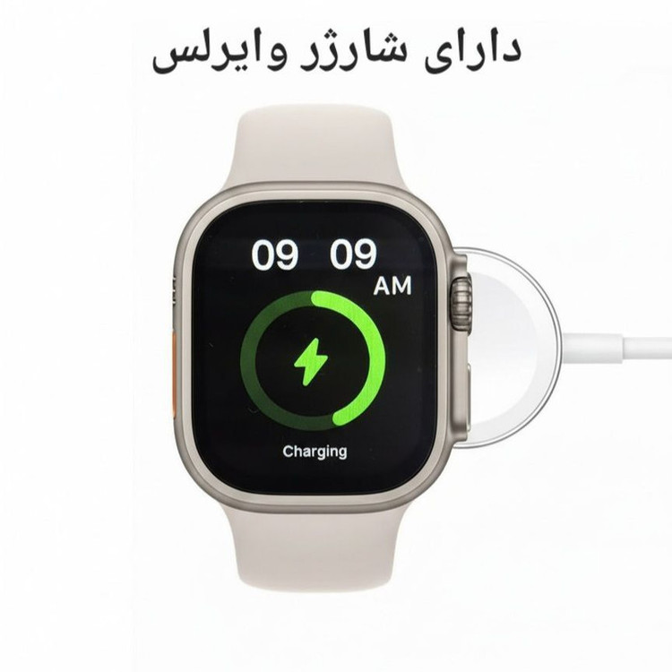 ساعت هوشمند 49 میلی متری جی دی الترا مدل 7IN1 SEVEN PLUS ONE با بند سیلیکونی