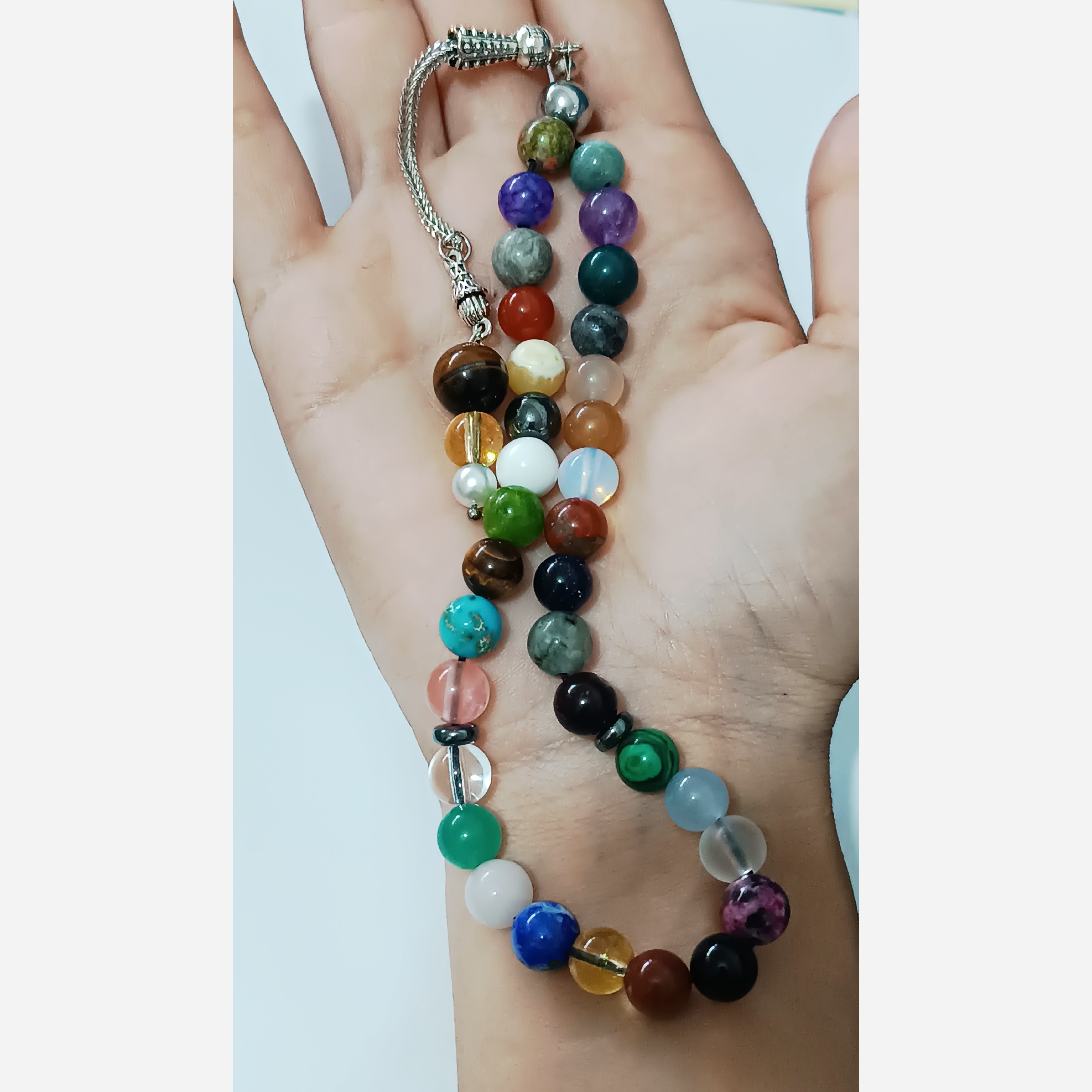 تسبیح سنگی 33 تایی اصل ترکیب خاص و انرژی بخش