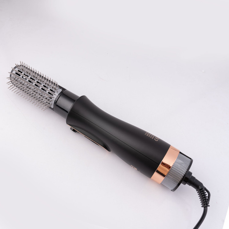 سشوار برسدار حالتدهنده 800 وات مدل 50172، موتور DC، وزن 300 گرم، دارای سری متمرکزکننده پهن، سری شانهدار، سری برسدار گرد باریک، سری برسدار گرد پهن، سری برسدار تخت، سری دندانهدار با ویژگی فرکنندگی، صافکنندگی، حجمدهندگی، با قابلیت باد سرد