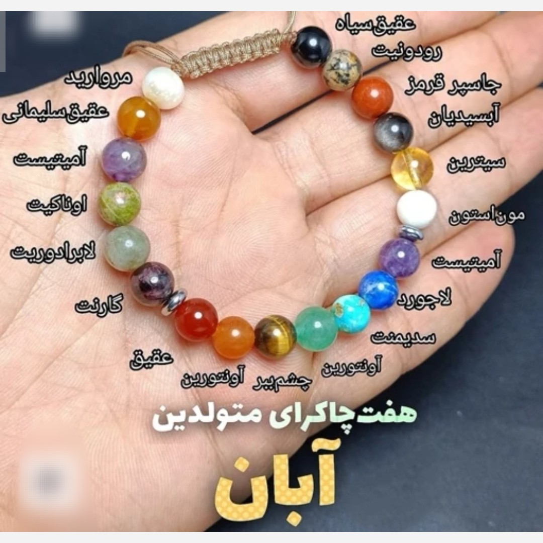 دستبند متولدین آبان ماه سنگ های معدنی پرخواص