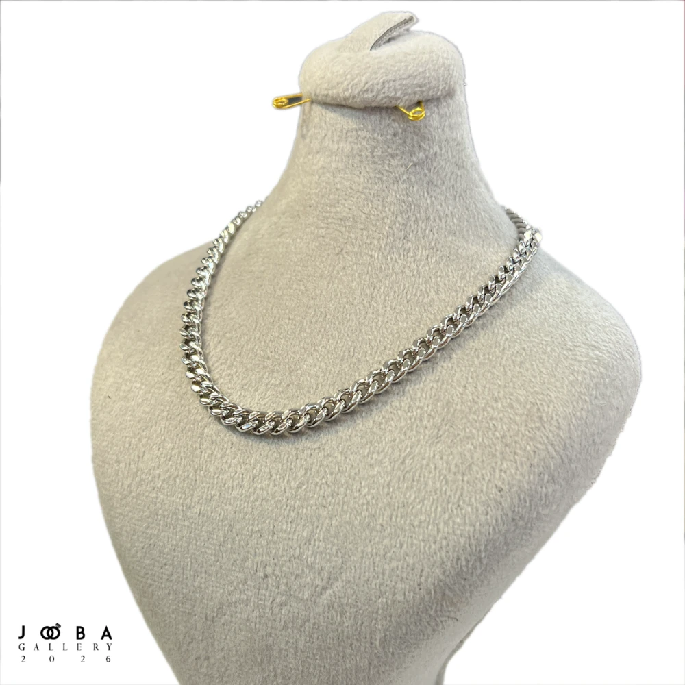 زنجیر کارتیه 3 میل نقره ای ژوپینگ کد 308140426