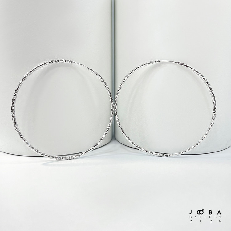 گوشواره حلقه ای سایز بزرگ ژوپینگ کد 317110335
