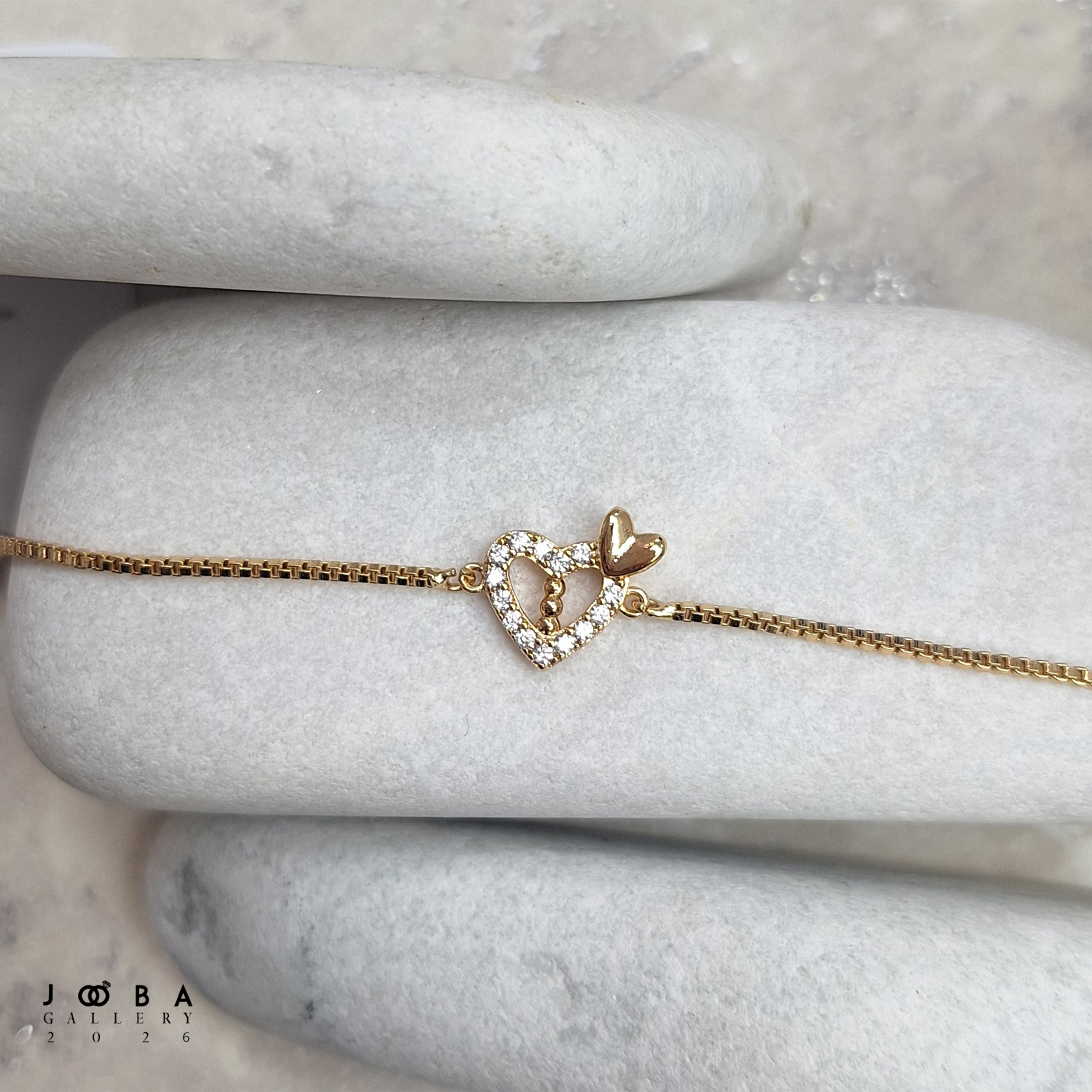 دستبند قلبی ژوپینگ کد 312090274