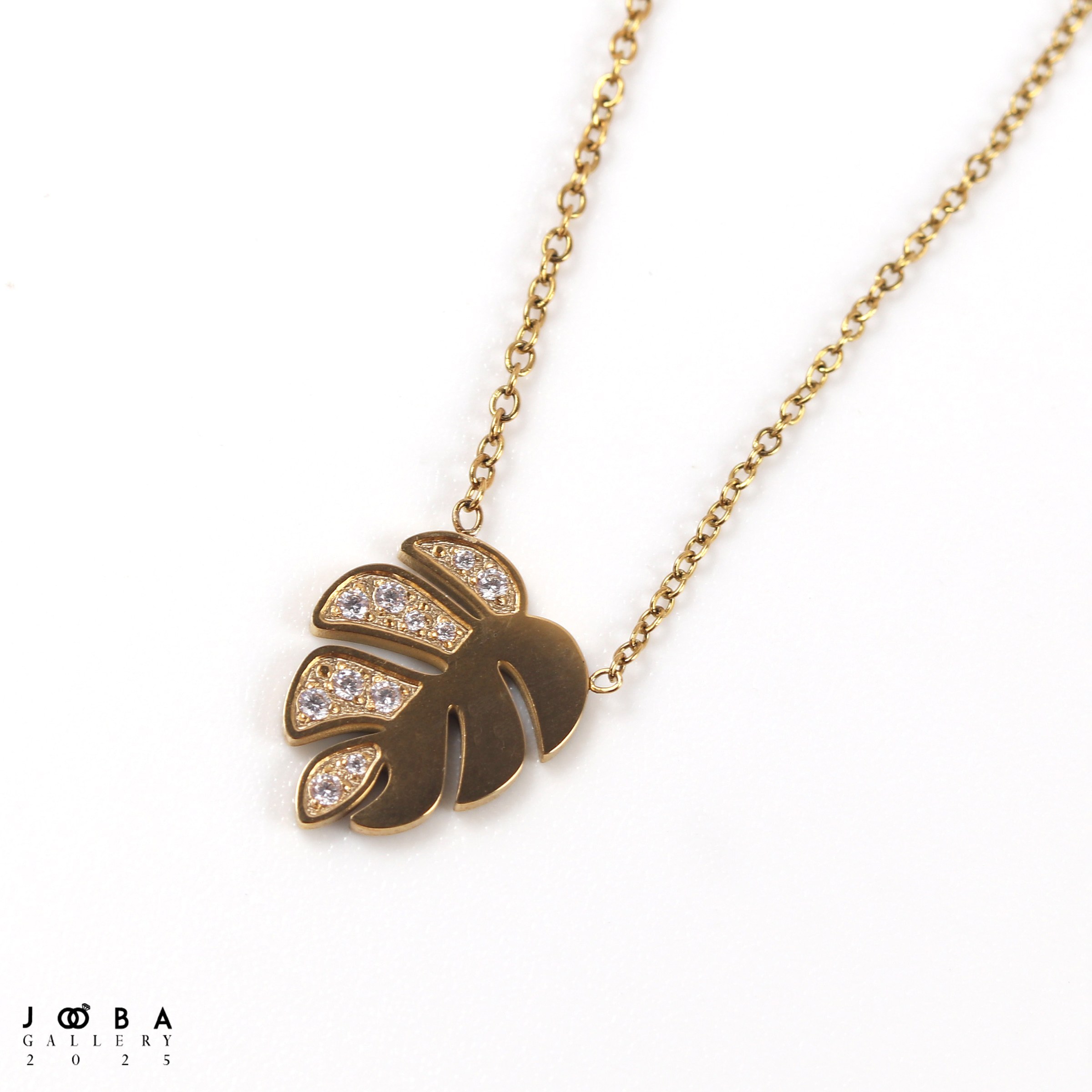 گردنبند تک برگ ژوپینگ کد 1081111417