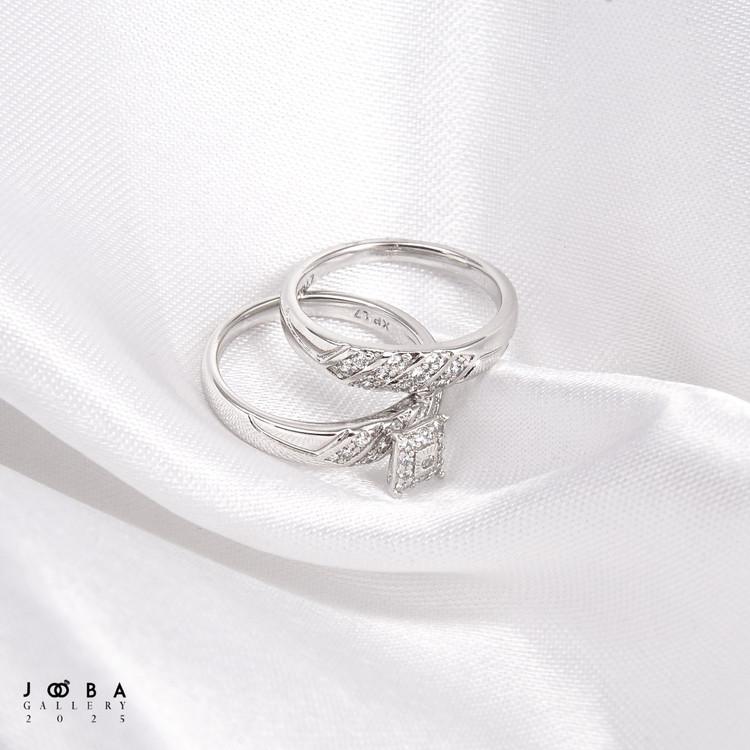 انگشتر نگین مربعی ژوپینگ کد 1011321961