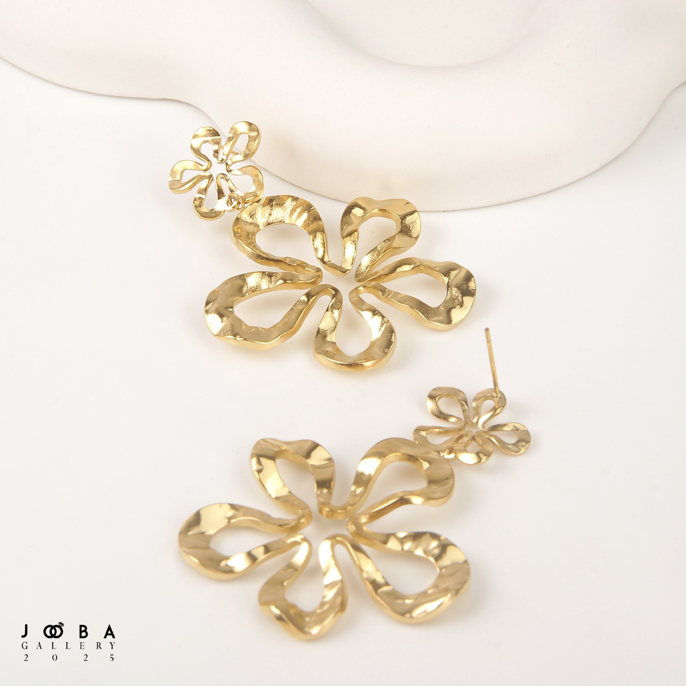 گوشواره طرح گل ژوپینگ کد 1131231832