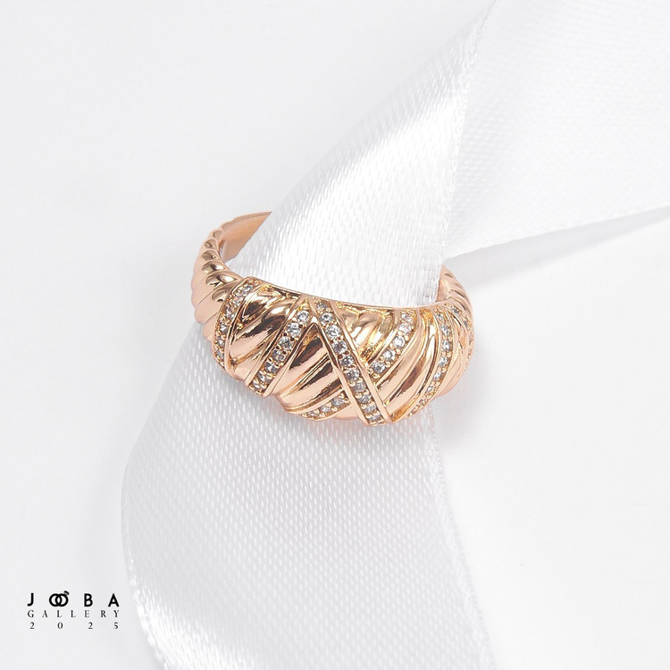 انگشتر جواهری مشابه طلا ژوپینگ کد 1010771148