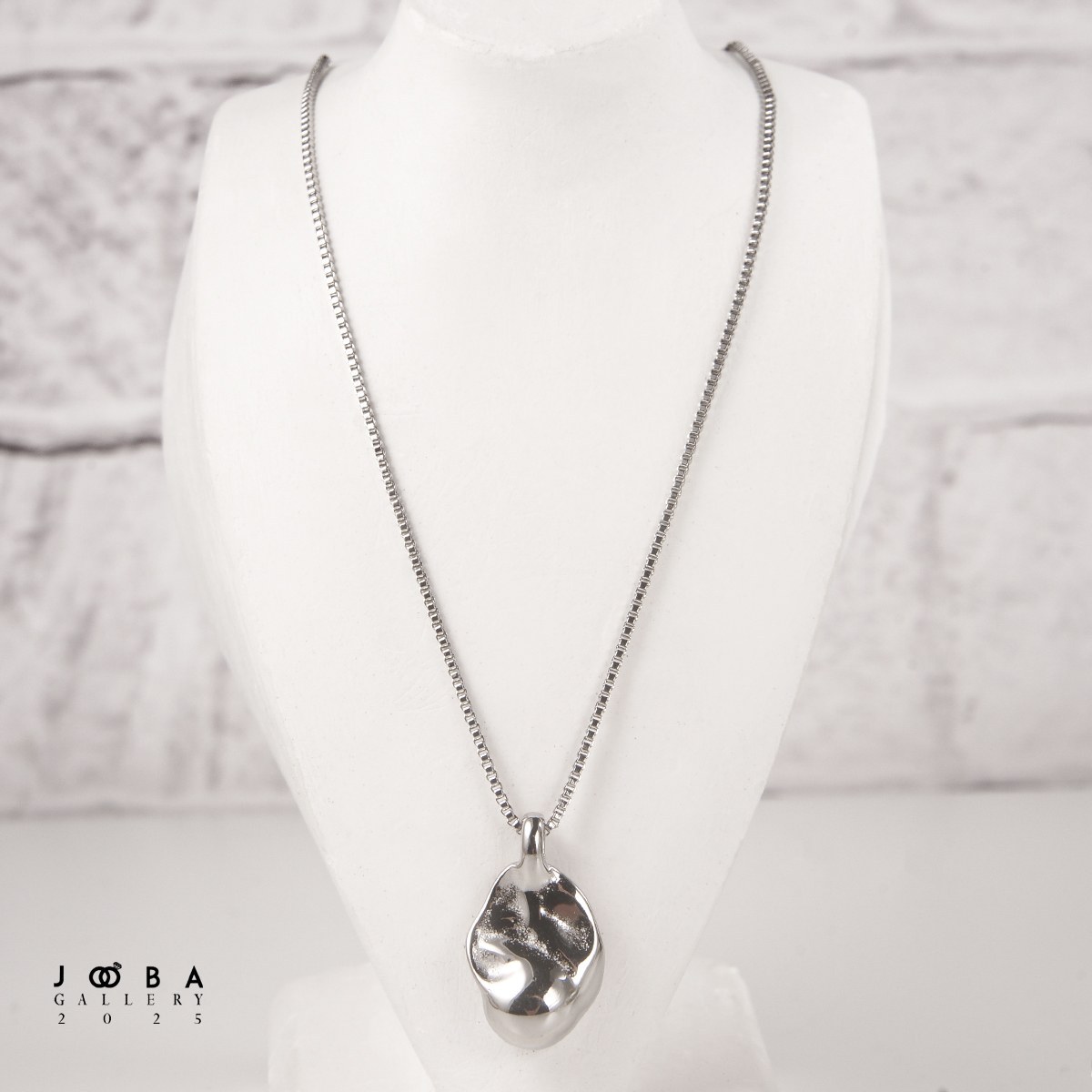 گردنبند مینیمال ژوپینگ طرح سنگ کد 1080841251