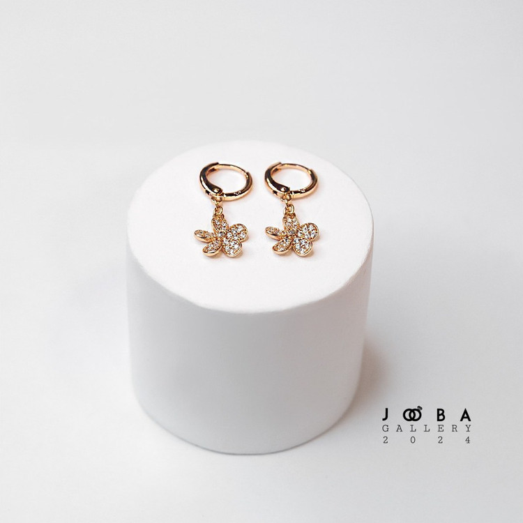 گوشواره حلقه ای گل کد 112076970
