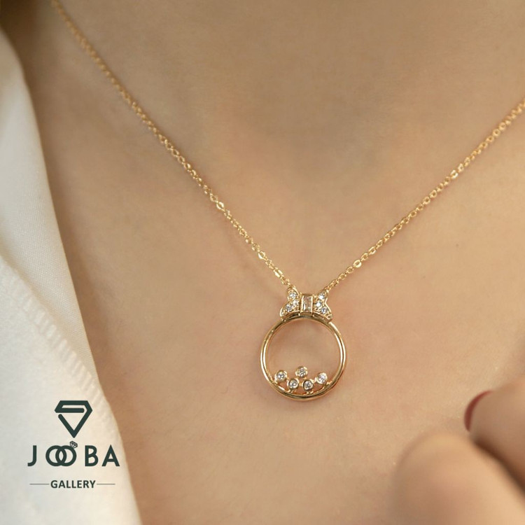 گردنبند مینیمال پروانه ژوپینگ