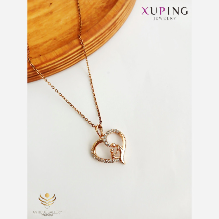 گردنبند ژوپینگ مدل دو فرزند کد 127. گردنبند زنانه. گردنبند دخترانه