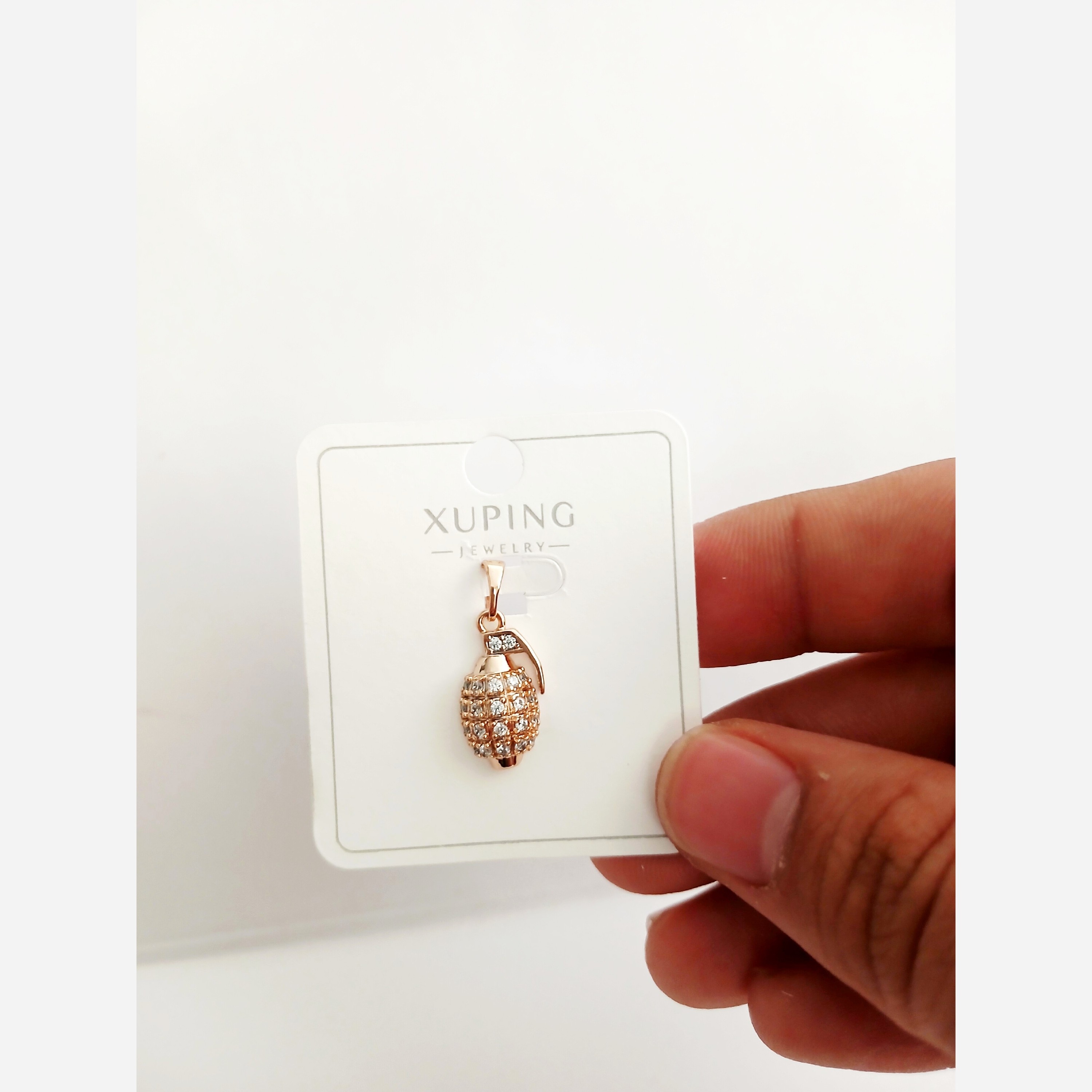 گردنبند ژوپینگ مدل نارنجک کد 119. گردنبند زنانه. گردنبند مردانه