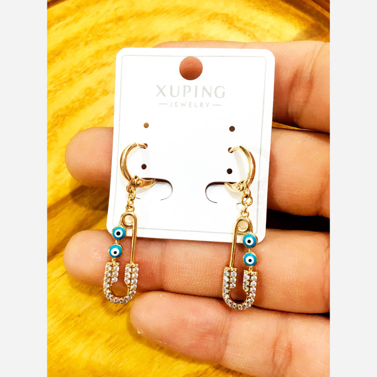 گوشواره ژوپینگ کد 49 گوشواره طرح سنجاق گوشواره ضد حساسیت گوشواره زنانه گوشواره دخترانه