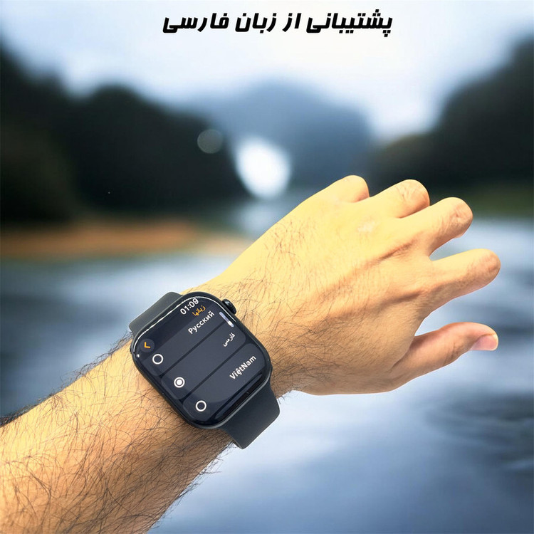 ساعت هوشمند 49 میلیمتری میکروویر مدل Watch11X با بند سیلیکونی