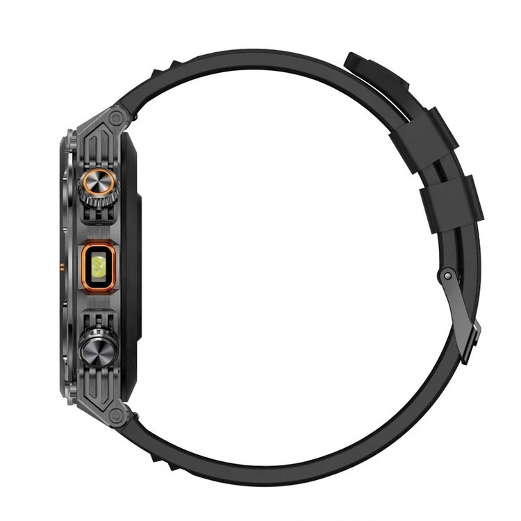 ساعت هوشمند 1.46 اینچی دیبت ویر مدل Power Edge AK81 با بند سیلیکونی