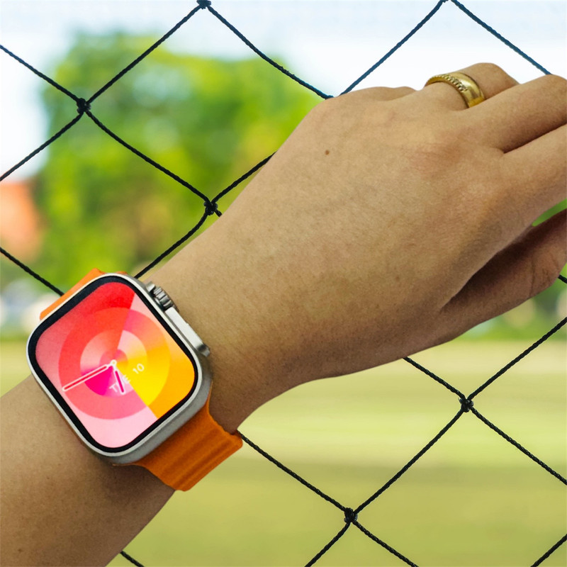 ساعت هوشمند 49 میلی متری میکروویر مدل W69-Watch Ultra بند سیلیکونی