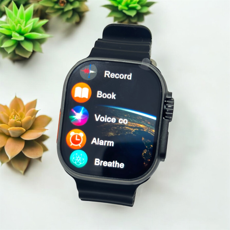 ساعت هوشمند 49 میلی متری میکروویر مدل W69-Watch Ultra بند سیلیکونی