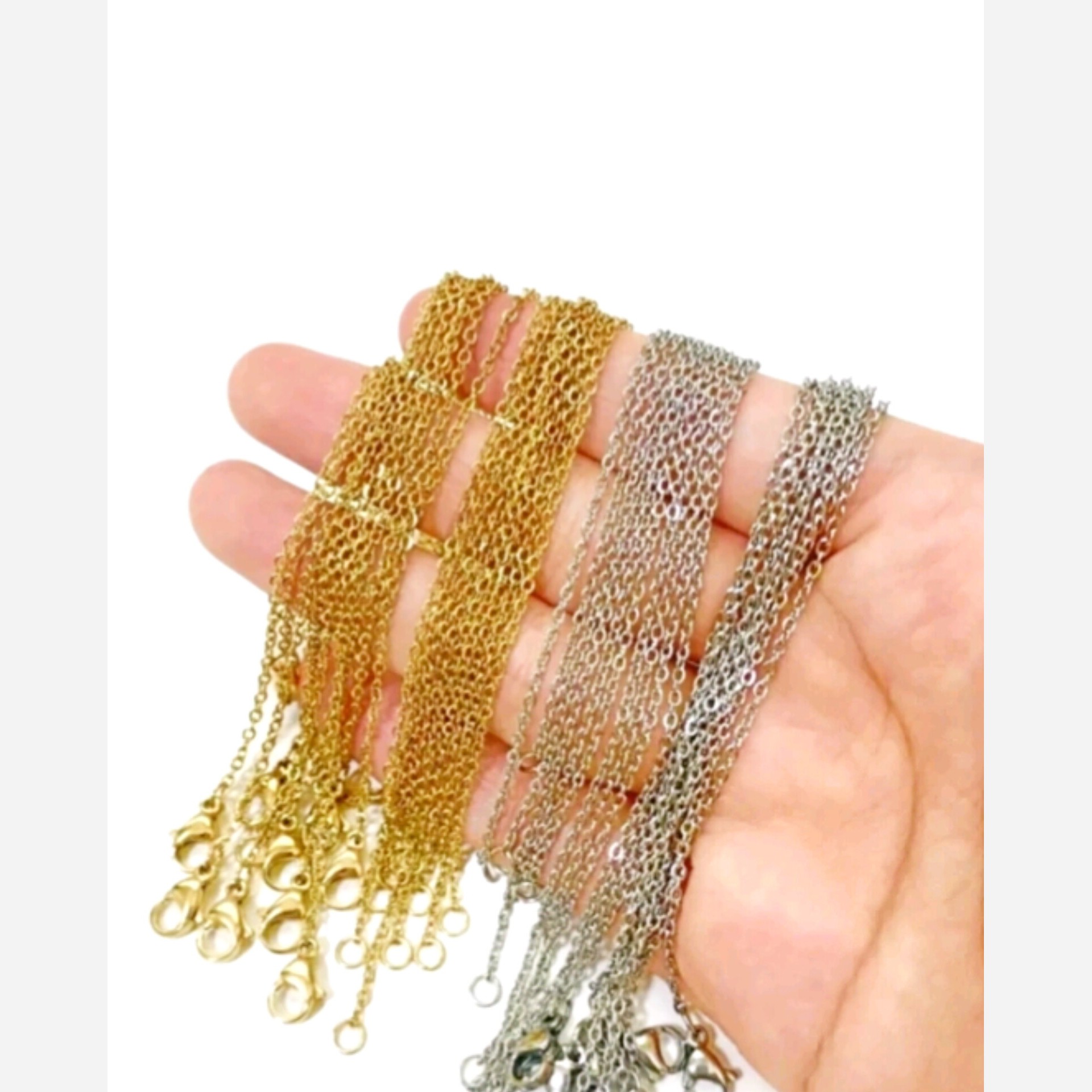 زنجیر استیل دیپلمات عمده بسته 100 عددی (ارسال رایگان) زنجیر عمده